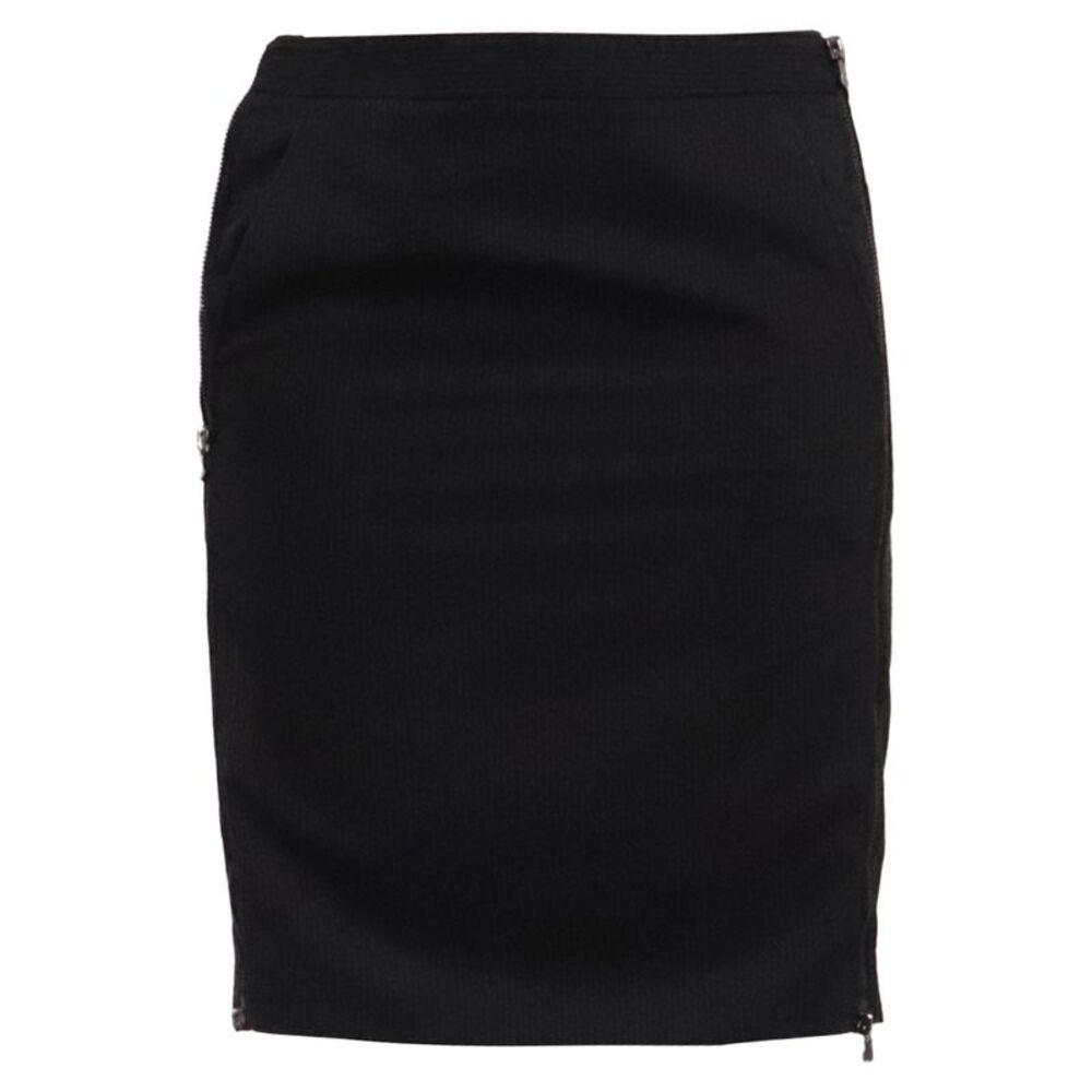 Moschino Pencil Skirt in Black Acetate